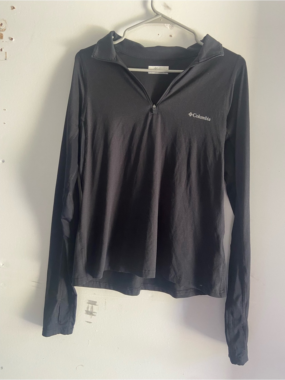 Columbia Black Half-Zip Performance Top